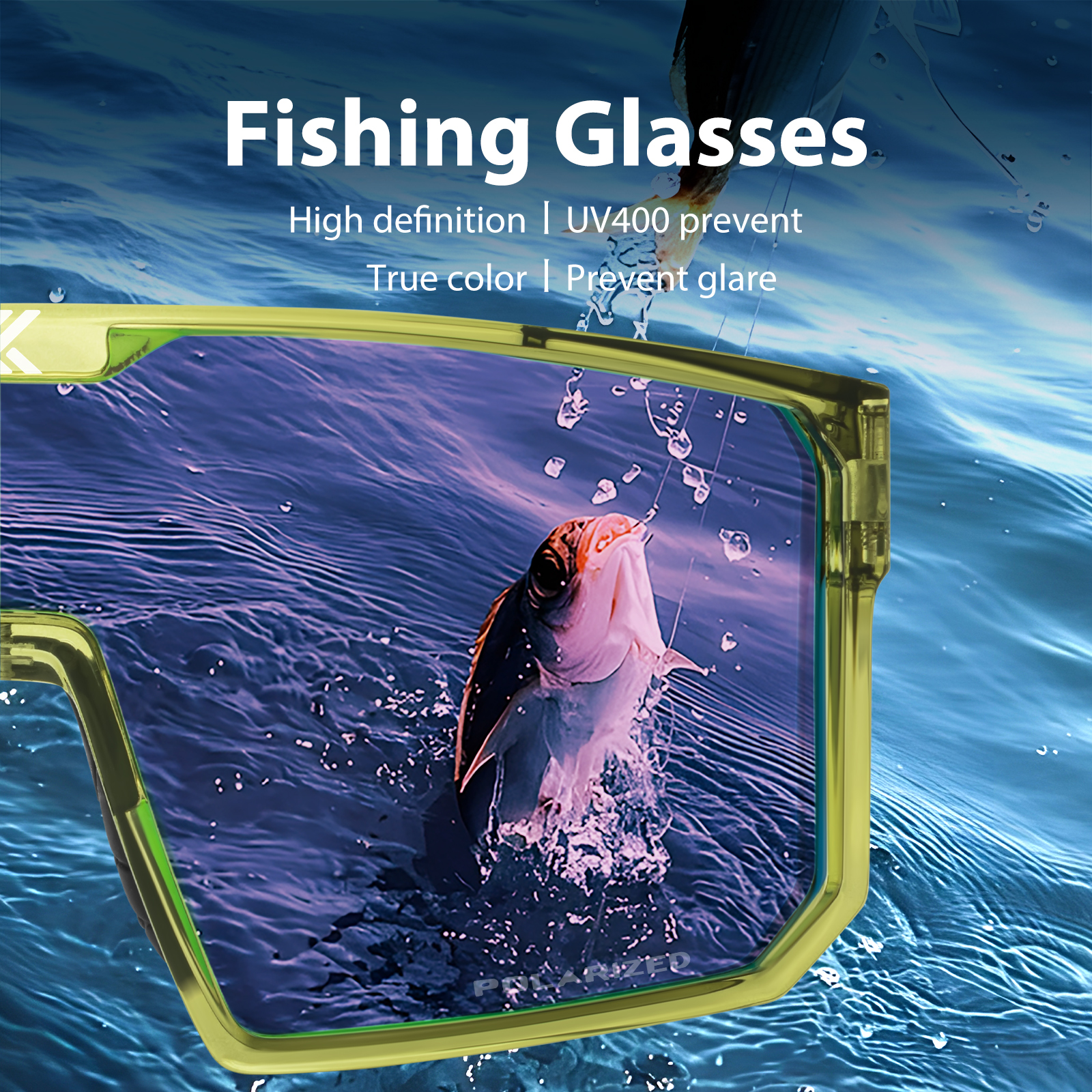 도매가 11.00달러 Kapvoe K232-Q 패션 편광 사이클링 안경