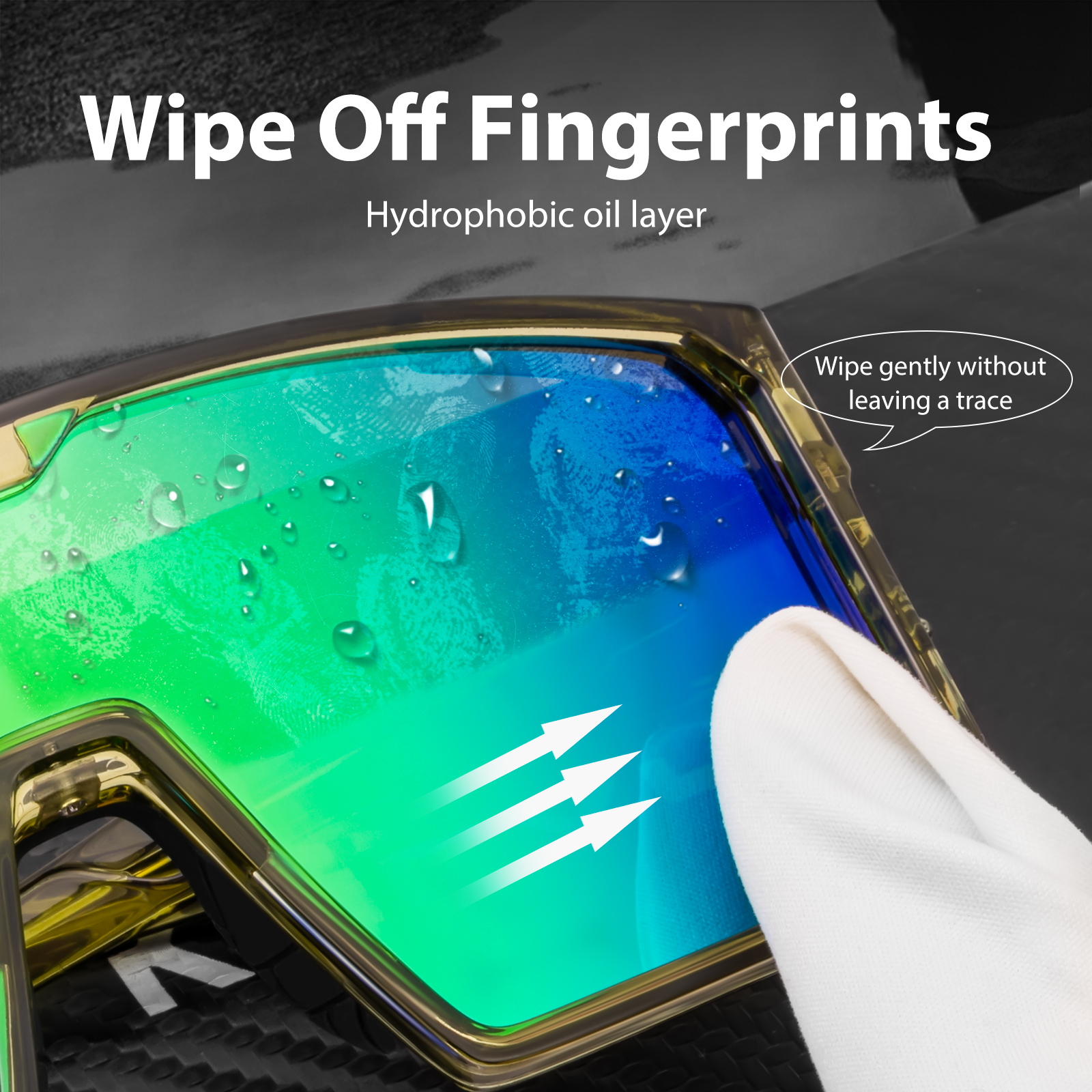 도매가 11.00달러 Kapvoe K232-Q 패션 편광 사이클링 안경