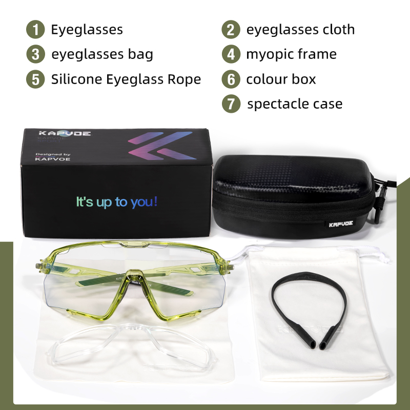 도매가 US$12.20 KAPVOE K170-PH 포토크로믹 사이클링 스포츠 선글라스