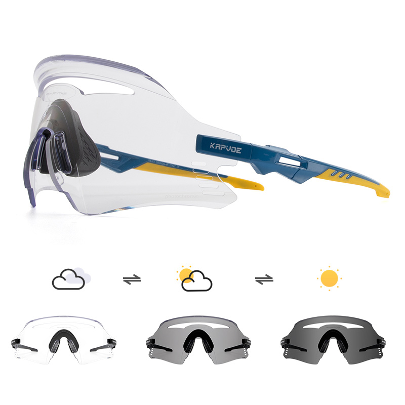 도매가 US$12.50 KAPVOE K1-PH 포토크로믹 사이클링 스포츠 선글라스