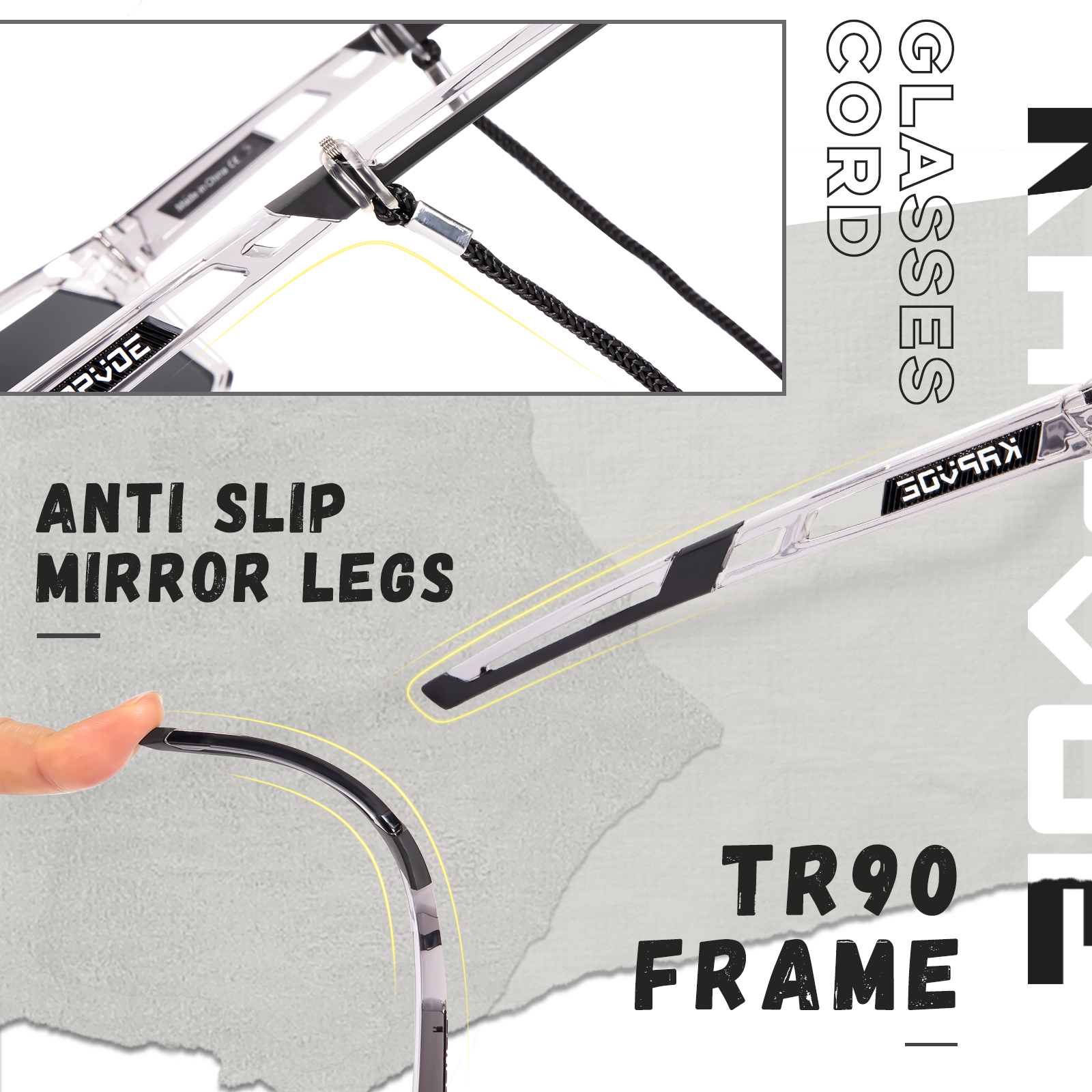 도매가 13.00달러 Kapvoe K180-QTC 편광 스포츠 선글라스