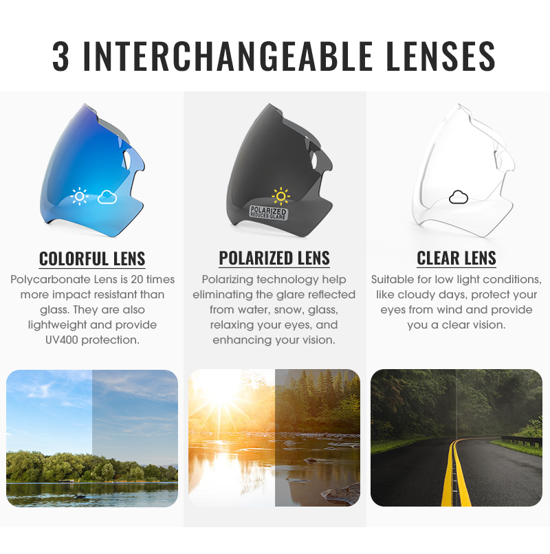 도매가 13.80달러 SCVCN S18 사이클링 안경