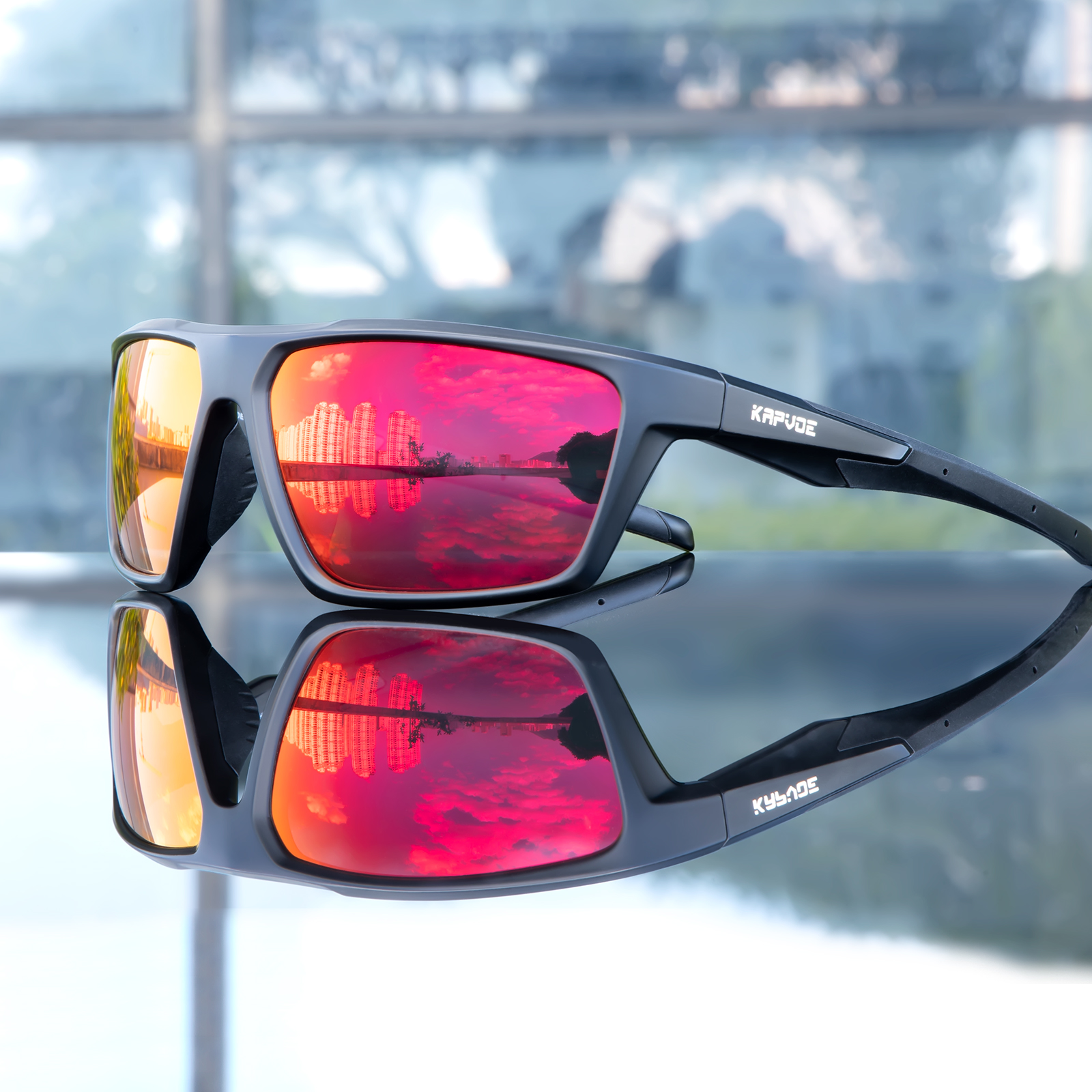 도매가 US$9.00 Kapvoe K12 편광 스포츠 선글라스