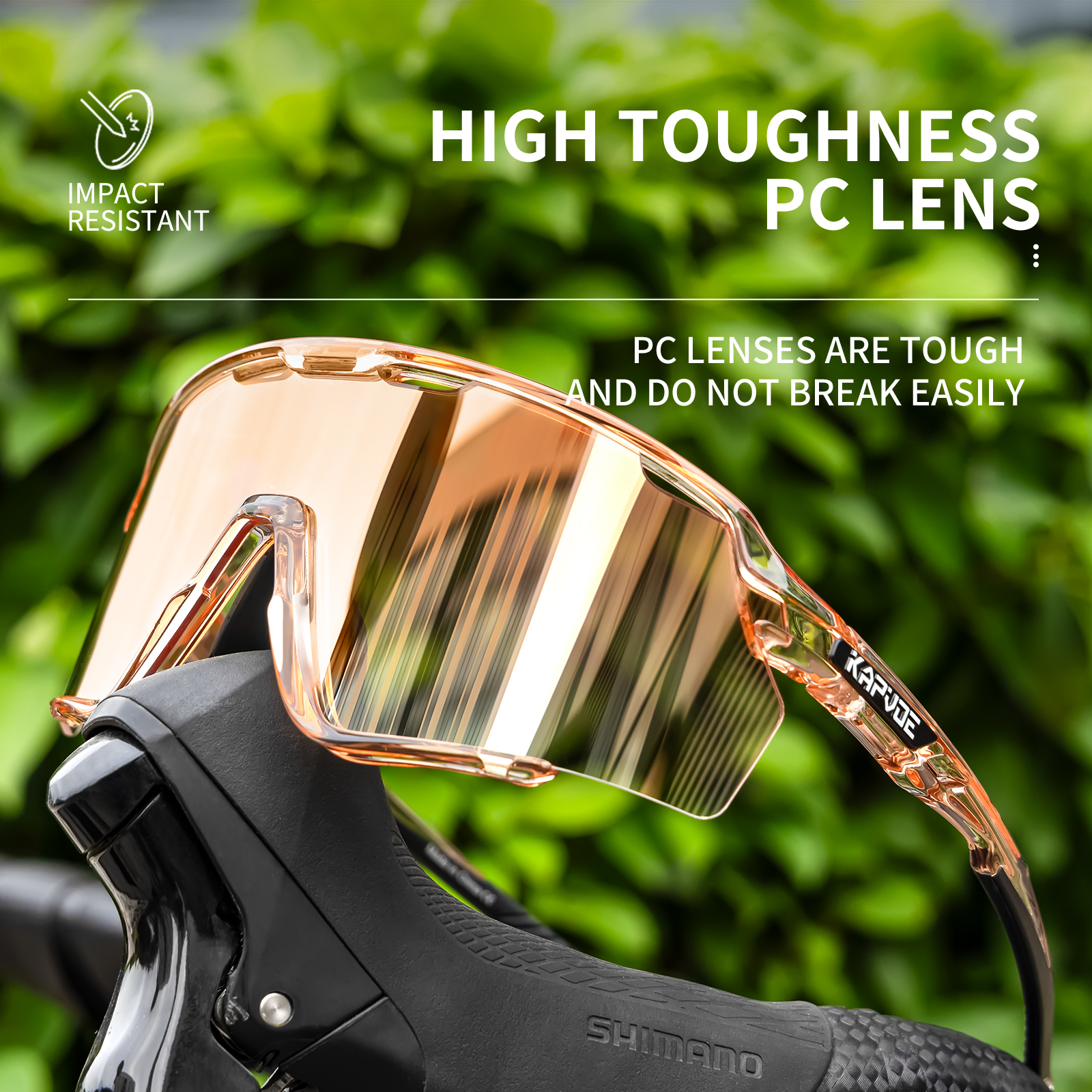 도매가 US$9.00 KAPVOE K170-G UV400 사이클링 스포츠 선글라스