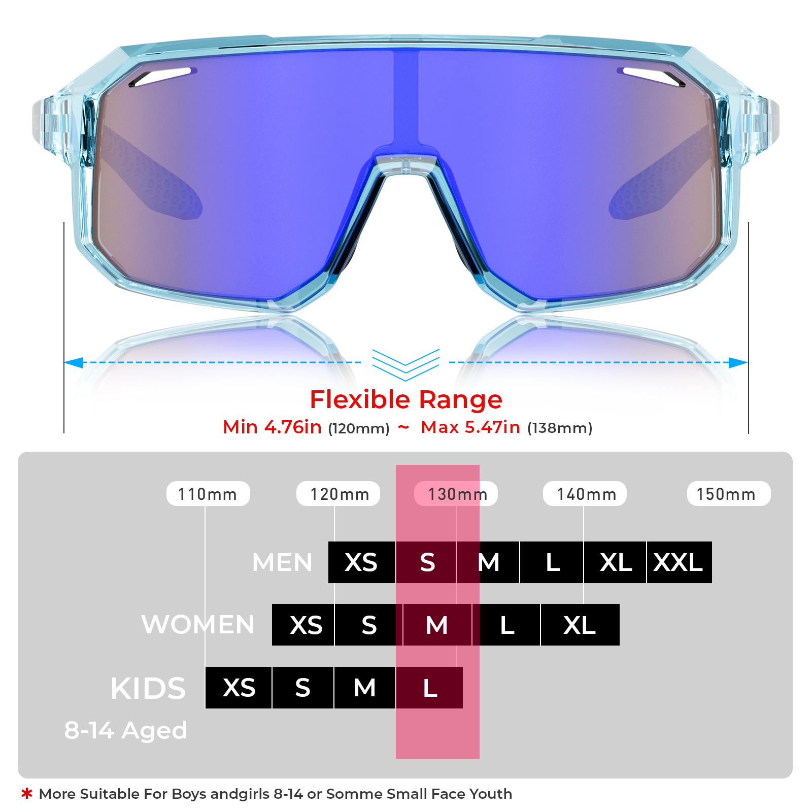 도매가 9.00달러 KAPVOE K9029 키즈 스포츠 선글라스