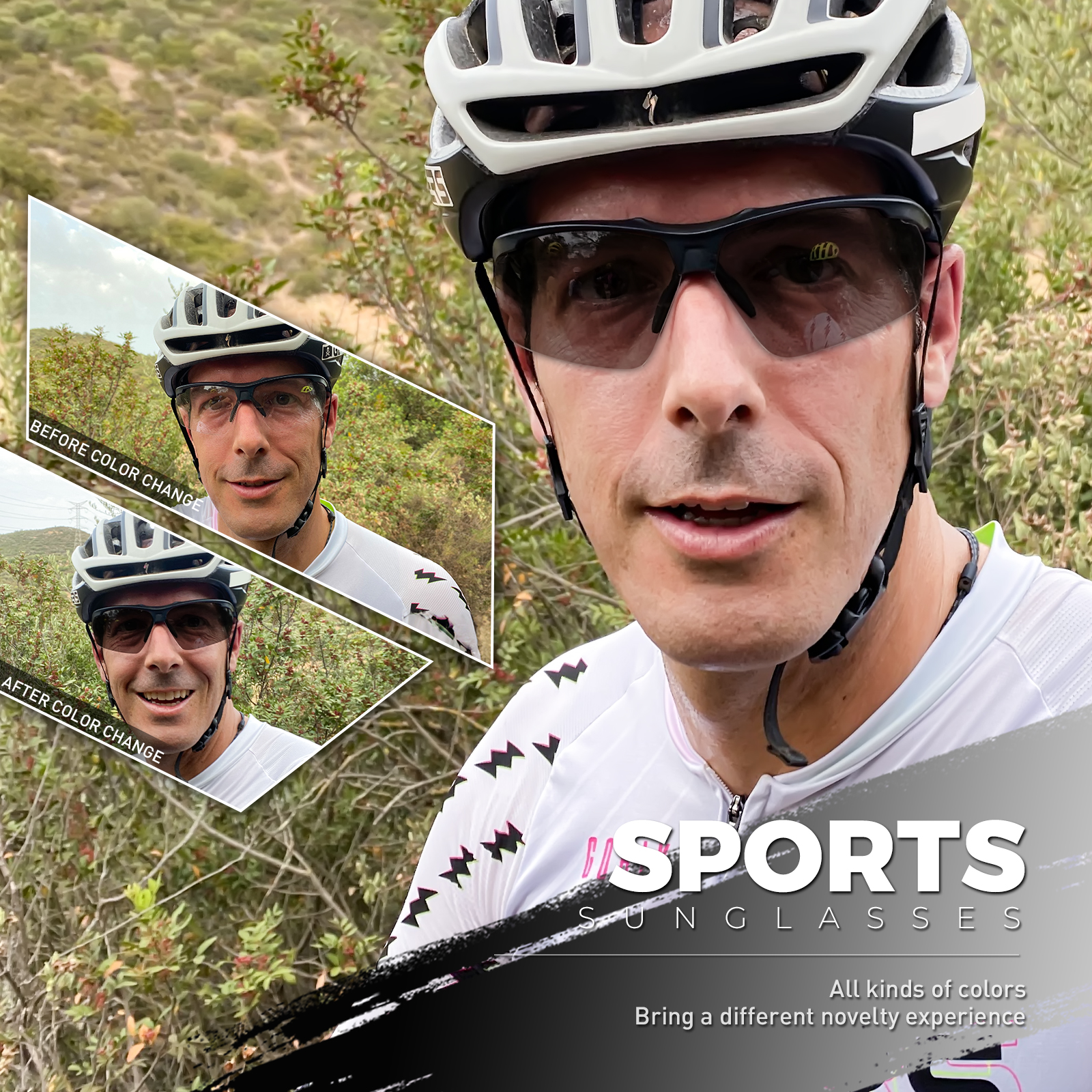 도매 가격 9.80달러 Kapvoe S86-PH 스포츠 선글라스