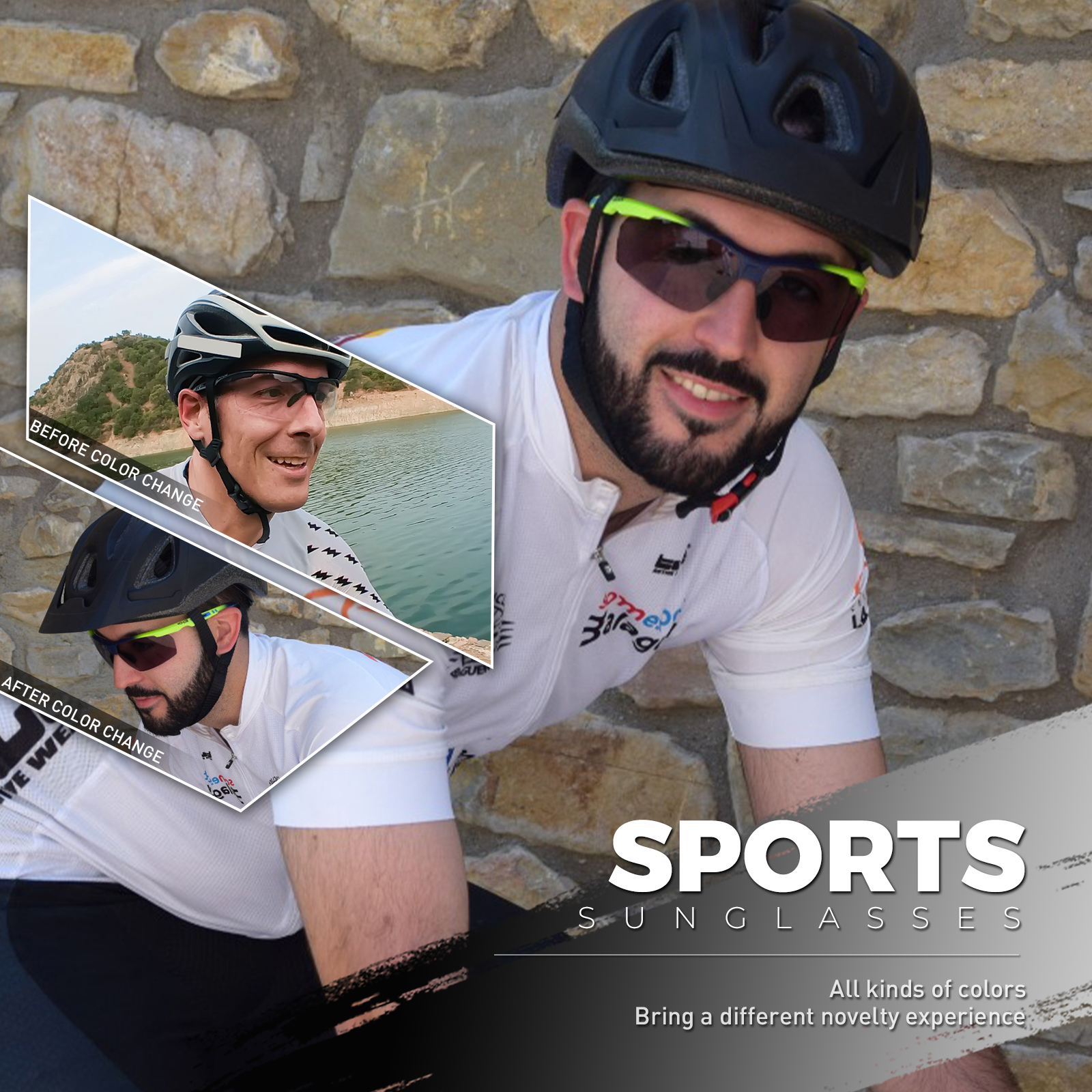 도매 가격 9.80달러 Kapvoe S86-PH 스포츠 선글라스