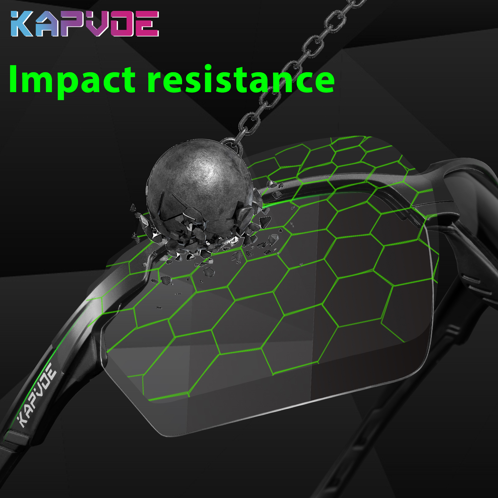 도매 가격 9.90달러 Kapvoe K87-PH 스포츠 선글라스